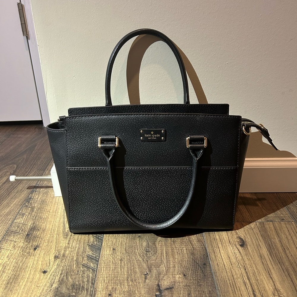 Kate Spade Black Cow Leather Purse